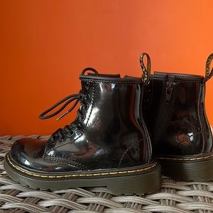 Youth Black Patent Leather Doc Marten’s Size Youth 12